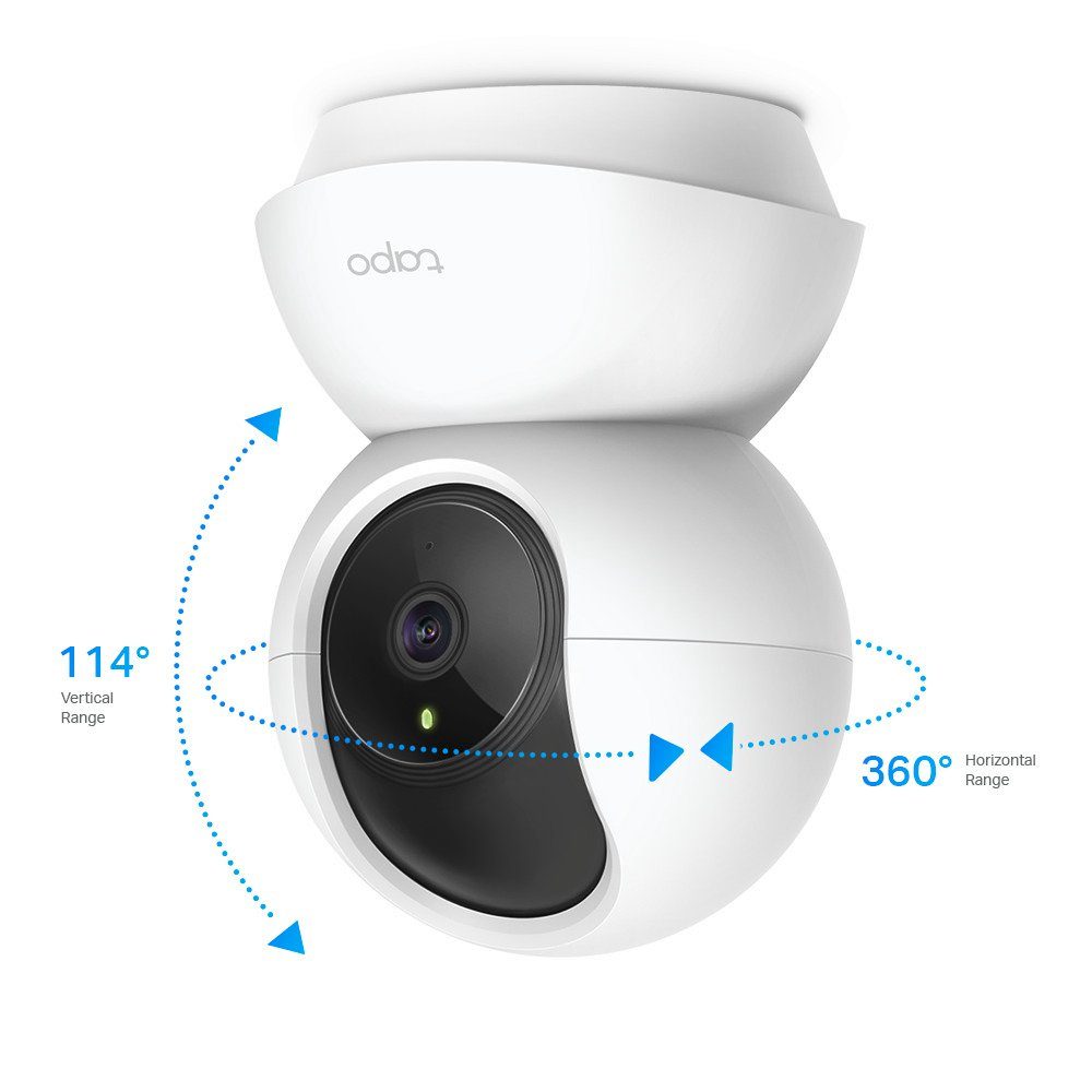 TP-Link Tapo TC70 Pan/Tilt Home Security WiFi Kamera Überwachungskamera (Innenbereich, 1-tlg)