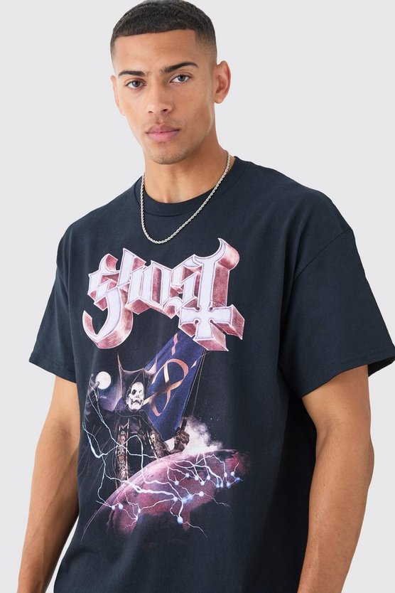 Oversize T-Shirt mit lizenziertem Ghost-Print