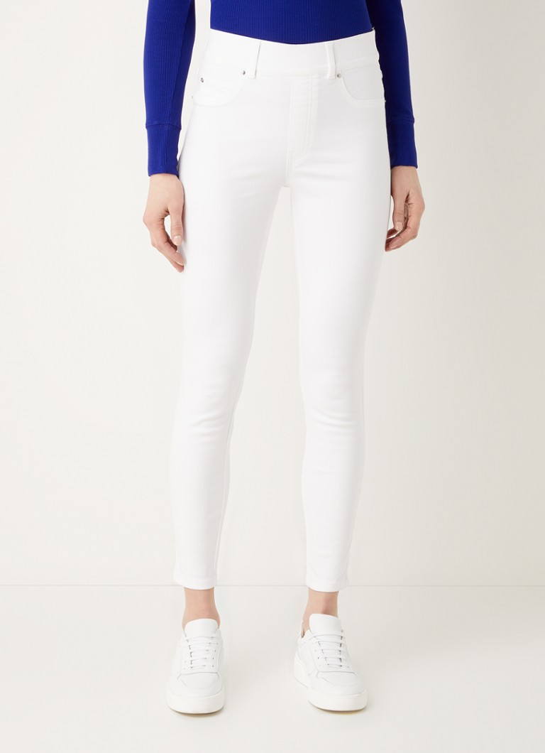 SPAN Høy midje Skinny Fit Cropped Denim Leggings
