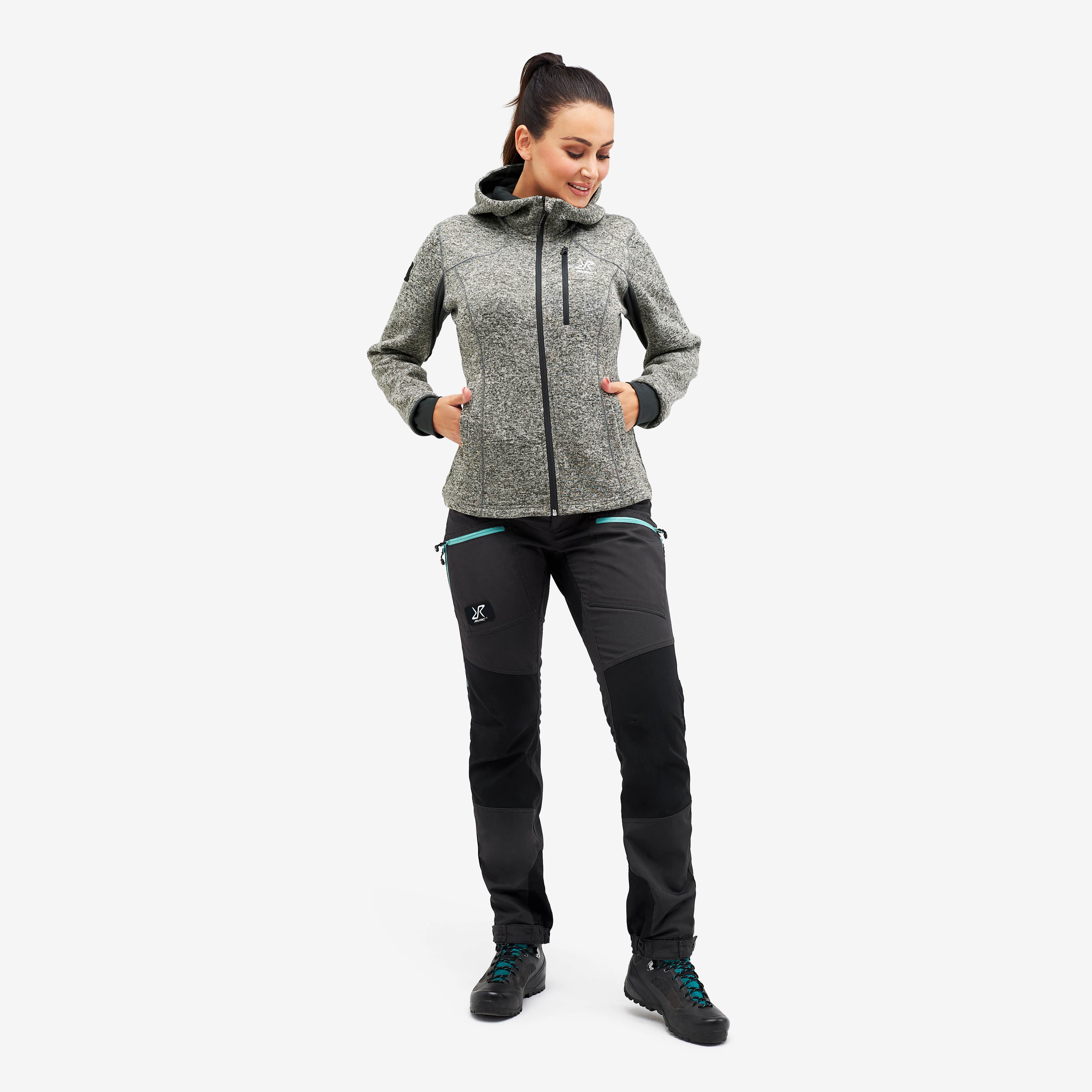 Fusion Hoodie Femme Anthracite