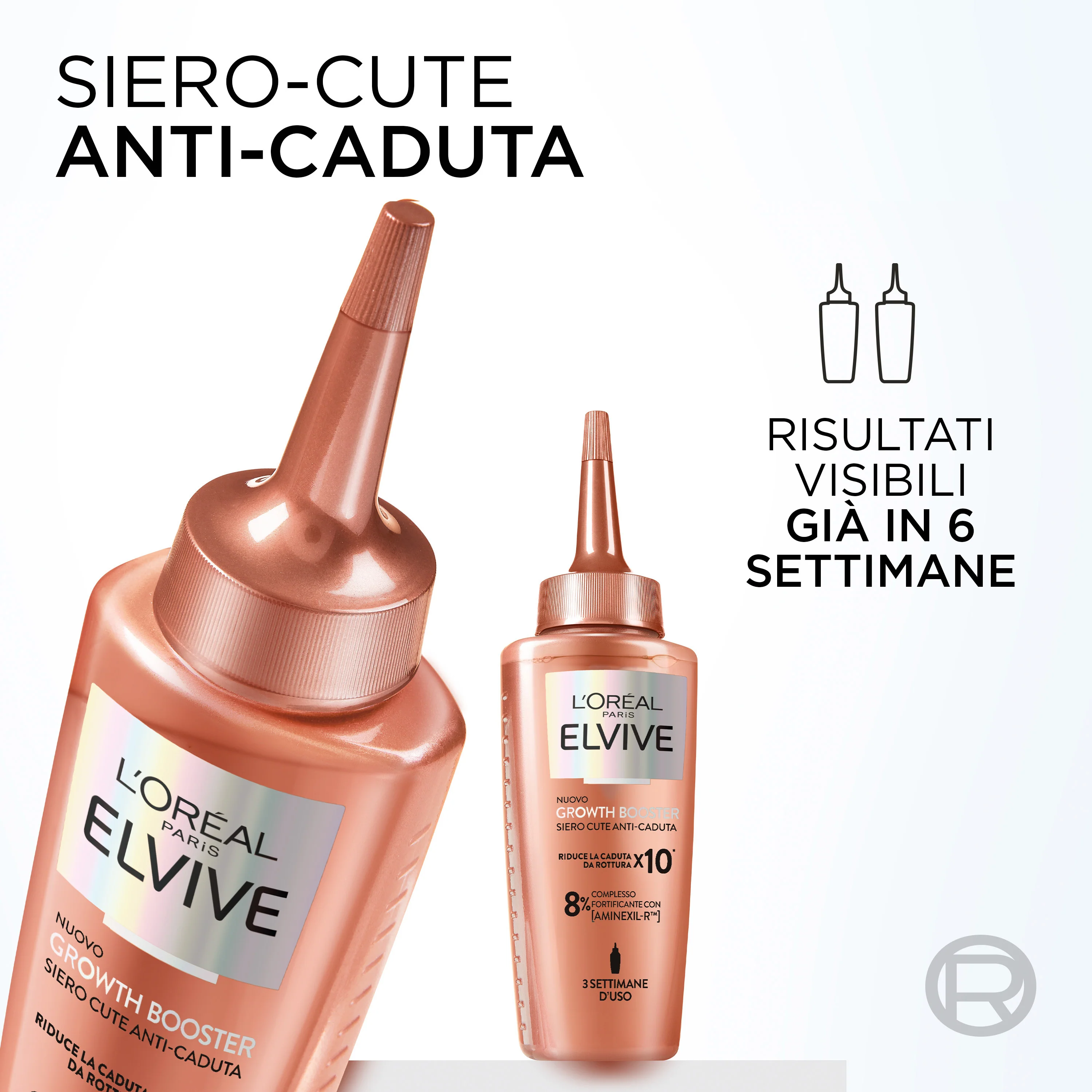 Elvive Growth Booster hajhullás elleni szérum - Nem kiöblítendő hajszérum, hajhullás elleni kezelés