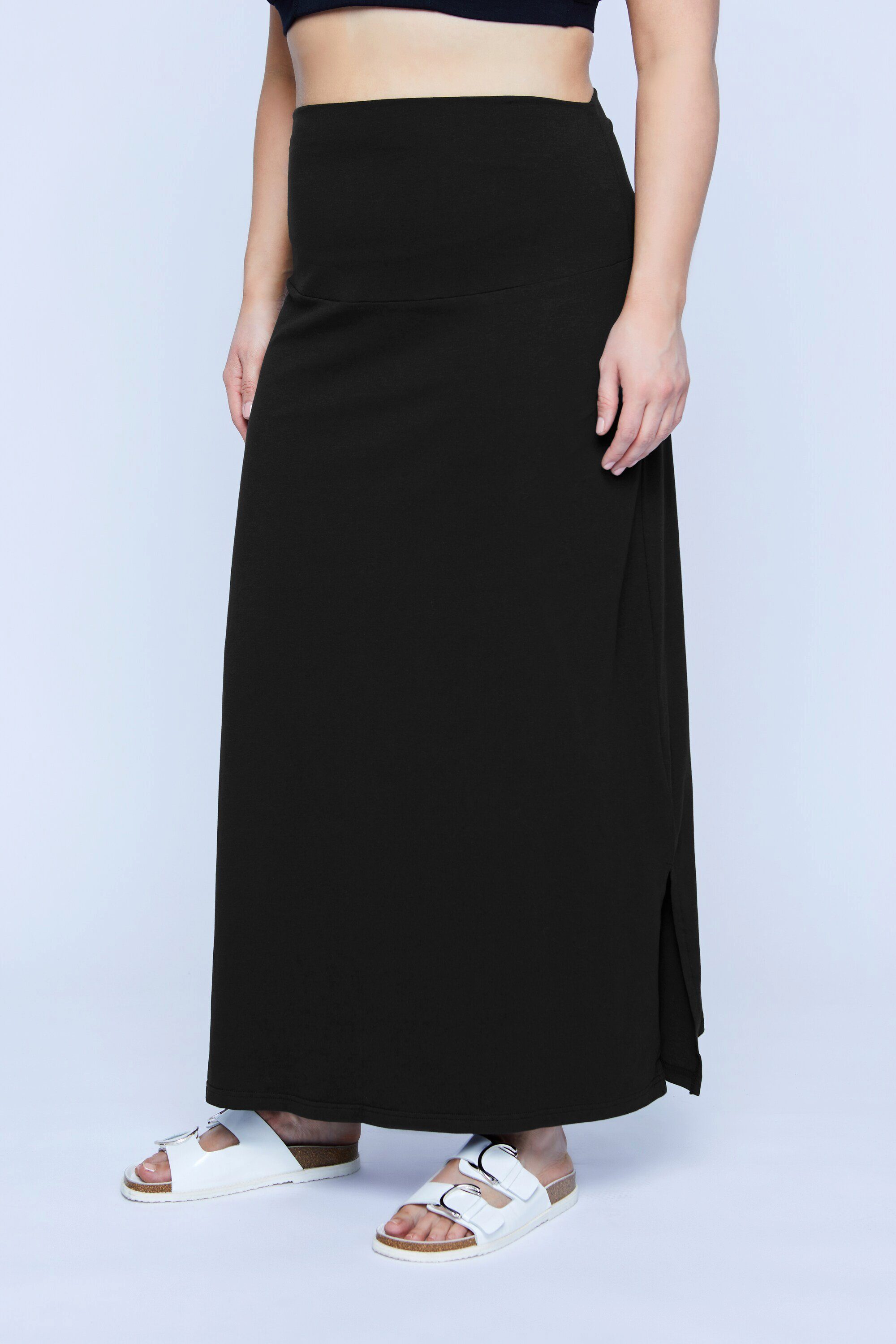 Ulla Popken Umstandsrock Bellieva-Rock Umstandsmode Jersey Biobaumwolle