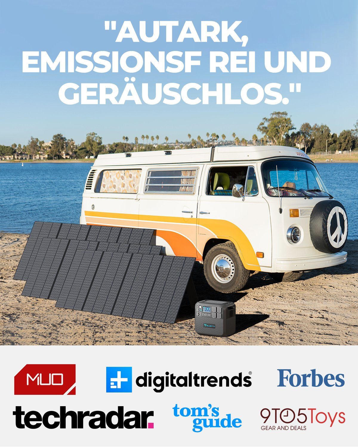 BLUETTI Solaranlage PV350 350W Solarpanel, (1-St), IP65 Wasserdicht
