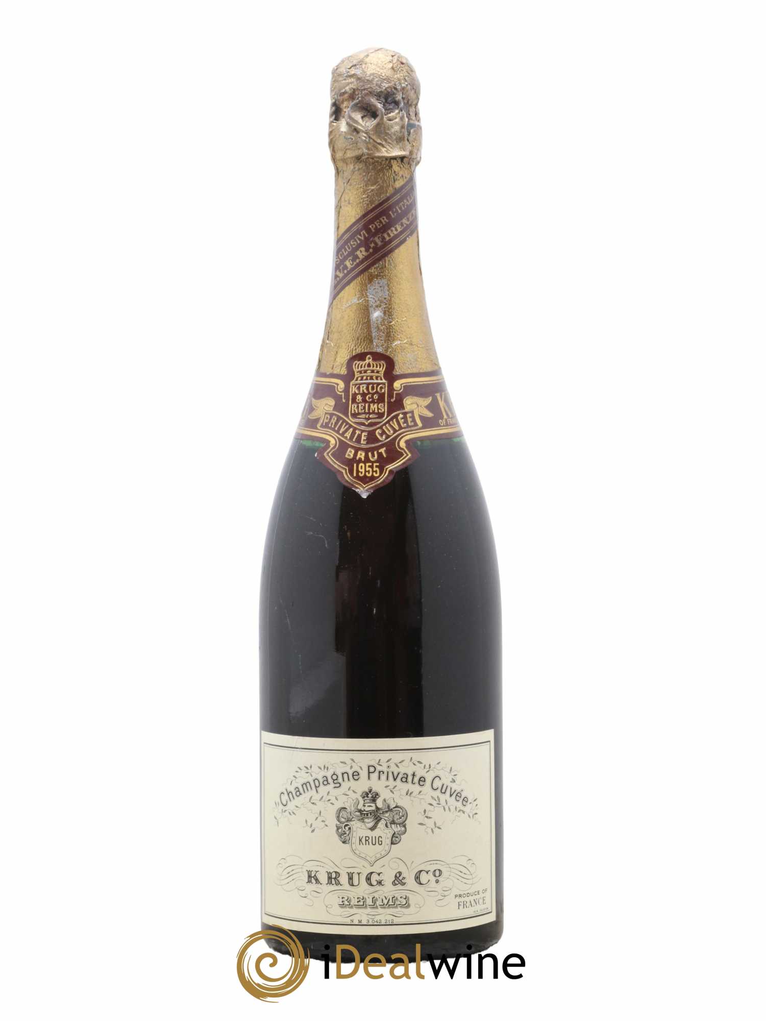 Champagne Cuvée Privée Krug 1955 - Lot de 1 Bouteille