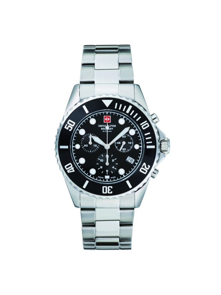 Swiss Military Quarzuhr 7053.9137SAM in Silber günstig kaufen onesize