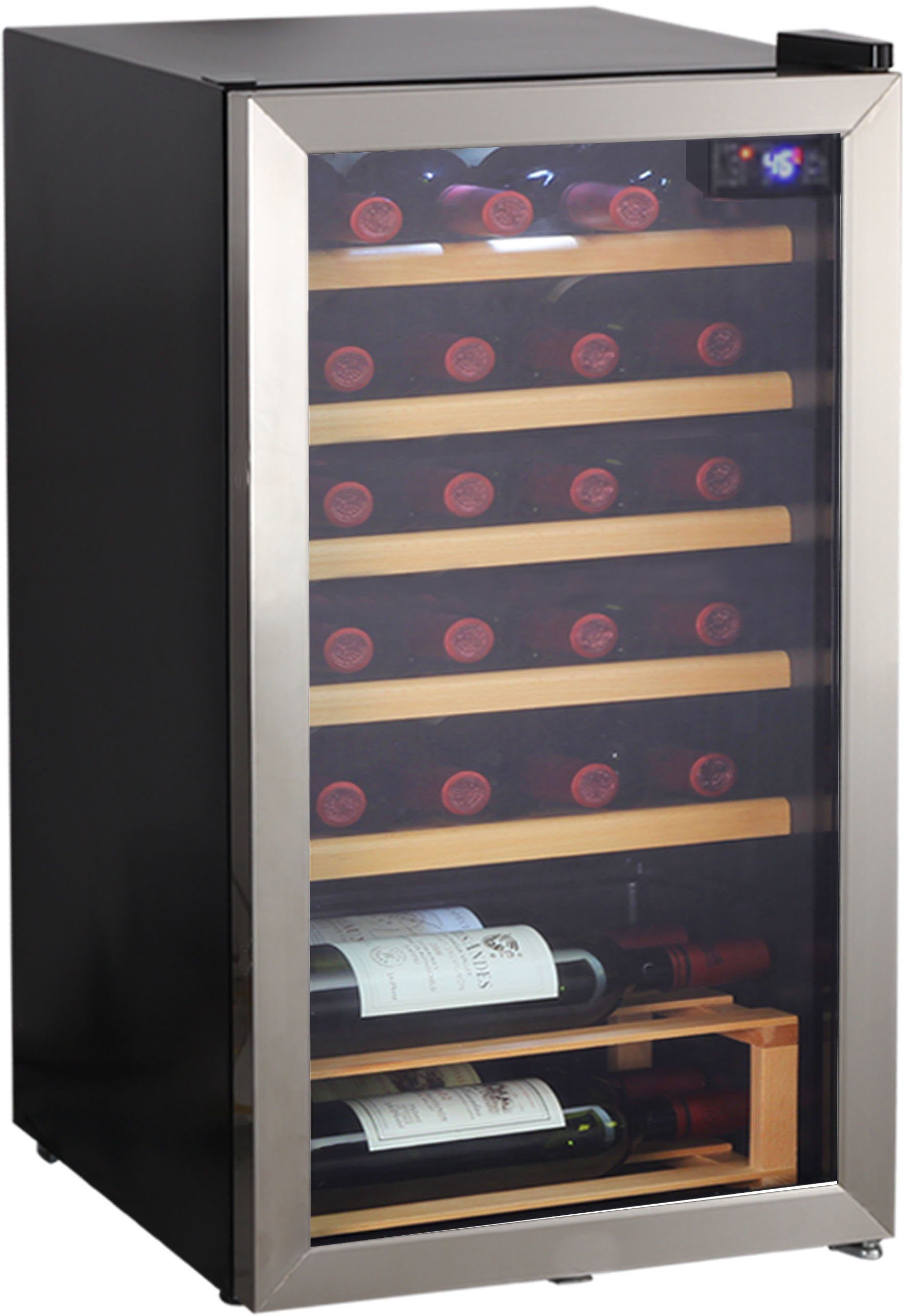 Hanseatic Weinkühlschrank HWC24FCBH, für 24 Standardflaschen á 0,75l