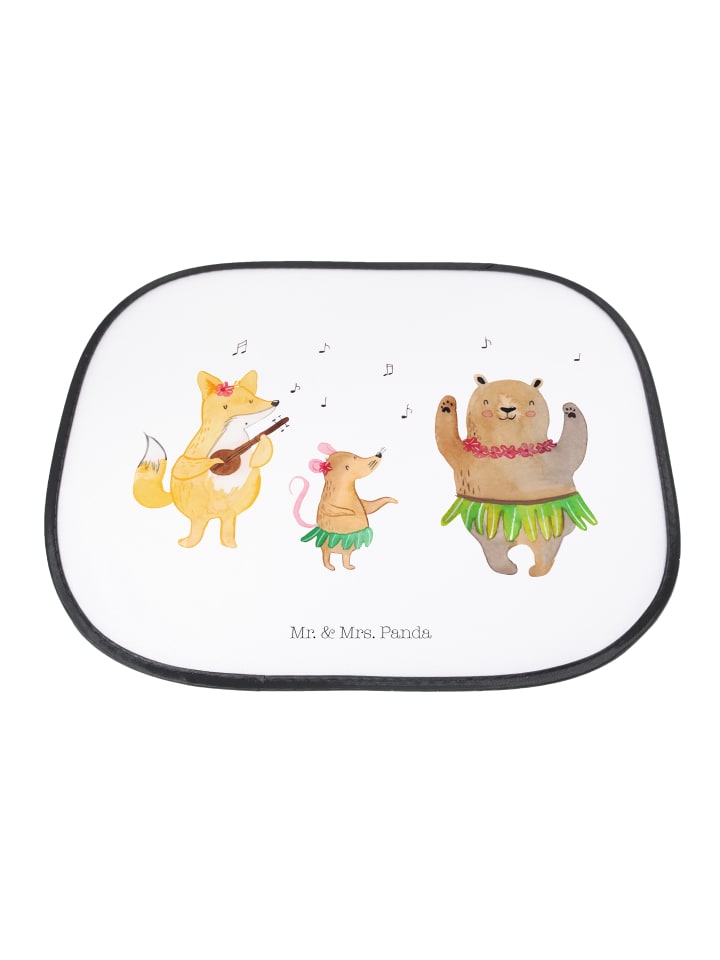 Mr. & Mrs. Panda Auto Sonnenschutz Waldtiere Aloha ohne Spruch in Weiß günstig kaufen onesize