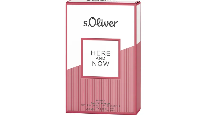 s.Oliver Here & Now Eau de Parfum 30 ml
