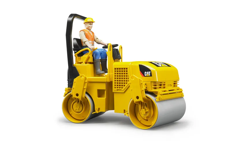 BRUDER - CAT Tandem-Vibrationswalze 02433