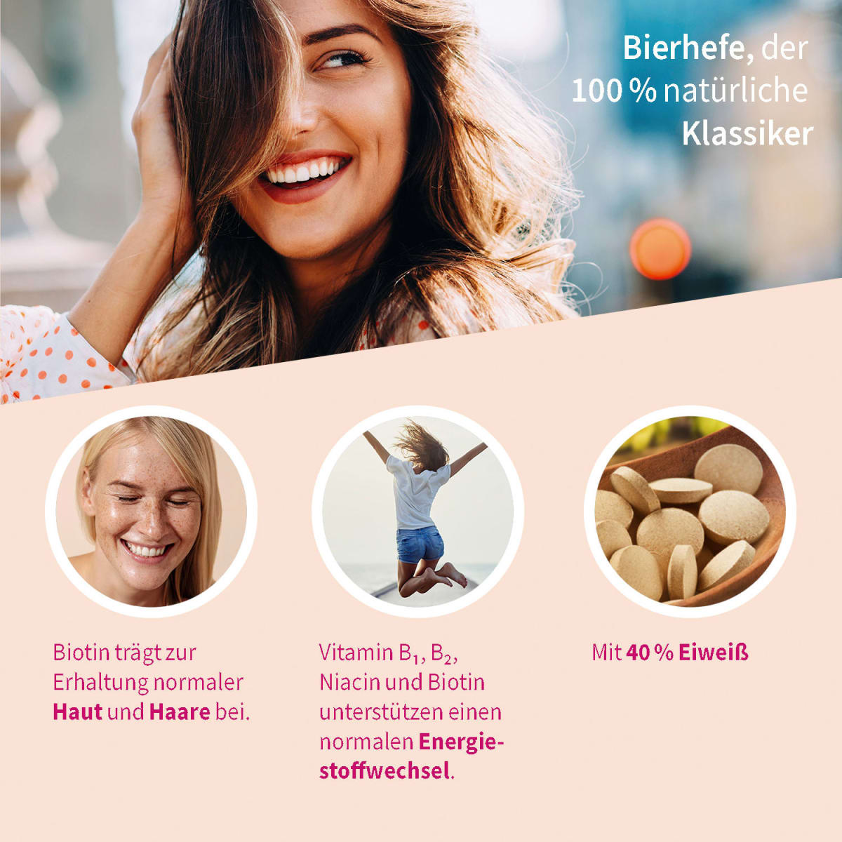 Bierhefe Tabletten 400 St., 200 g