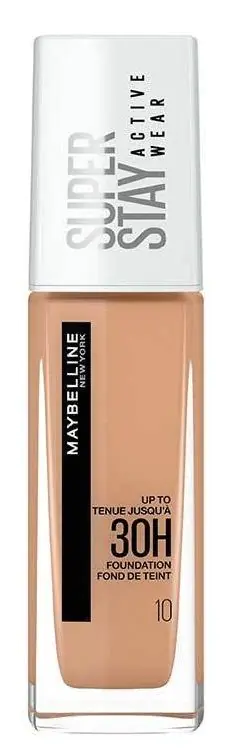 „Maybelline Super Stay Active Wear 30H“ veido makiažo pagrindas, 10 dramblio kaulo spalvos