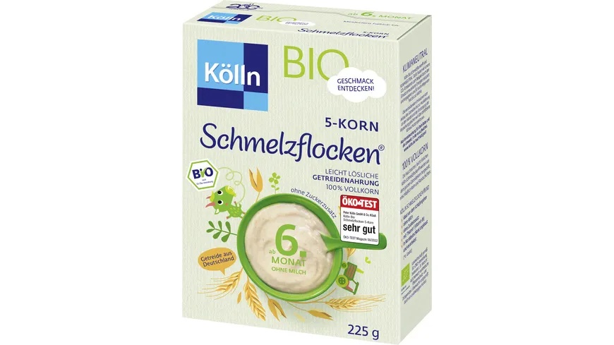 Kölln Schmelzflocken Bio 5-Korn 225 g