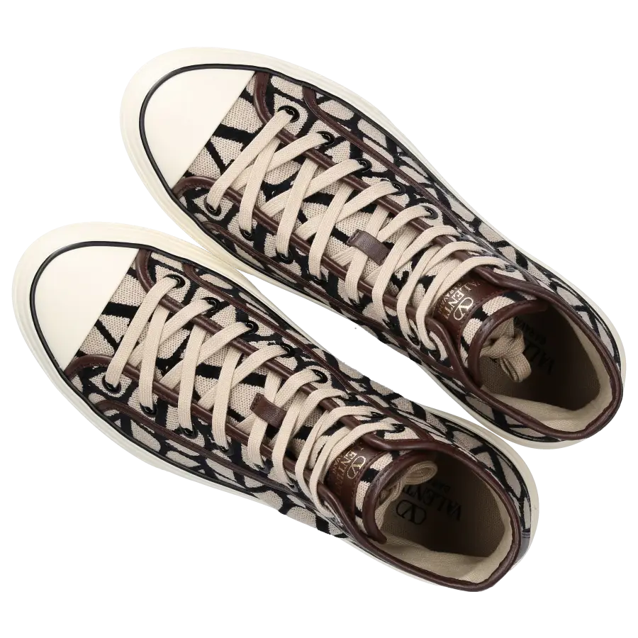Valentino Garavani - Sneaker high TOTALLOOP Canvas - schwarz