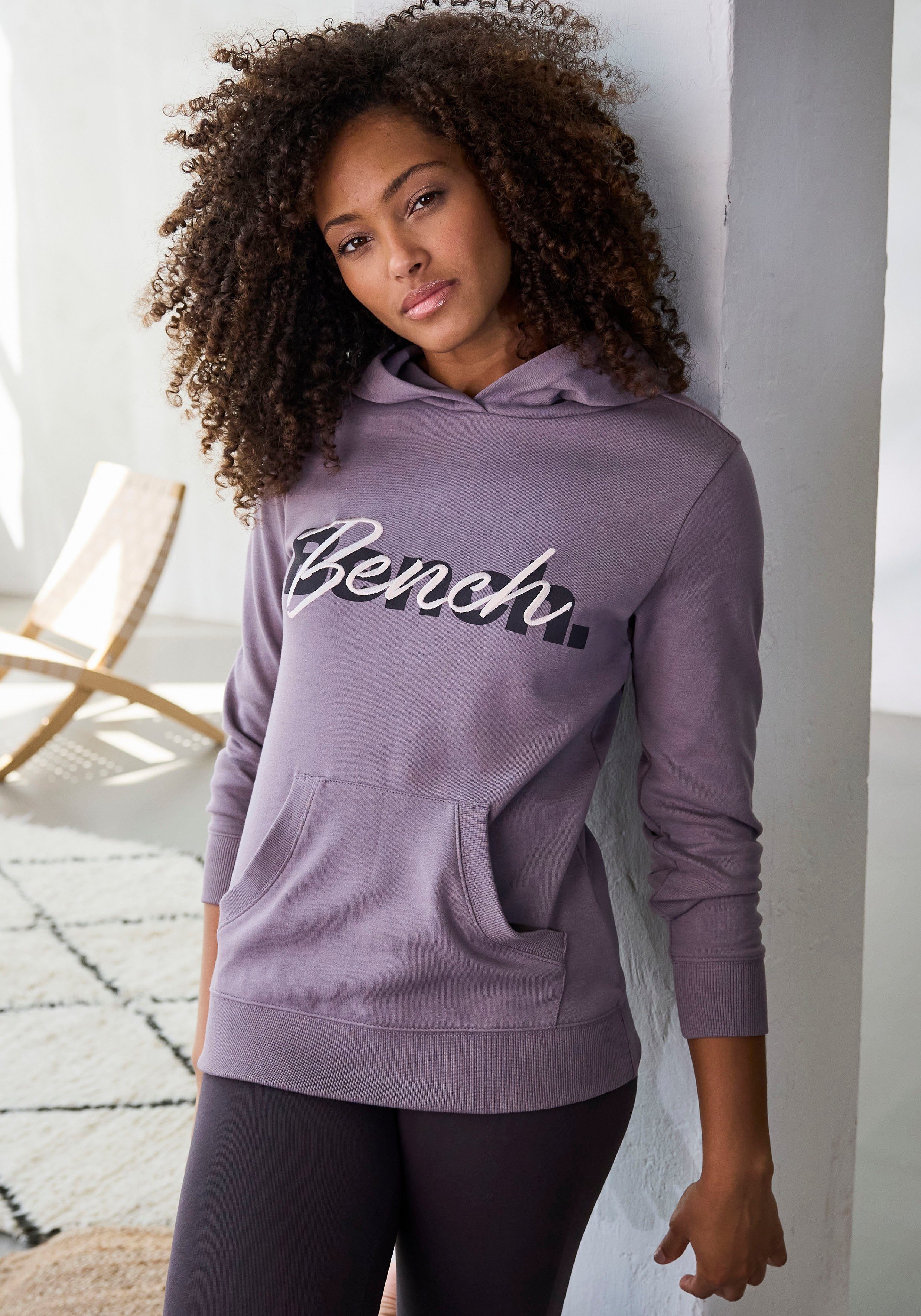 Bench. Loungewear Kapuzensweatshirt mit Kängurutasche, Loungeanzug, Hoodie