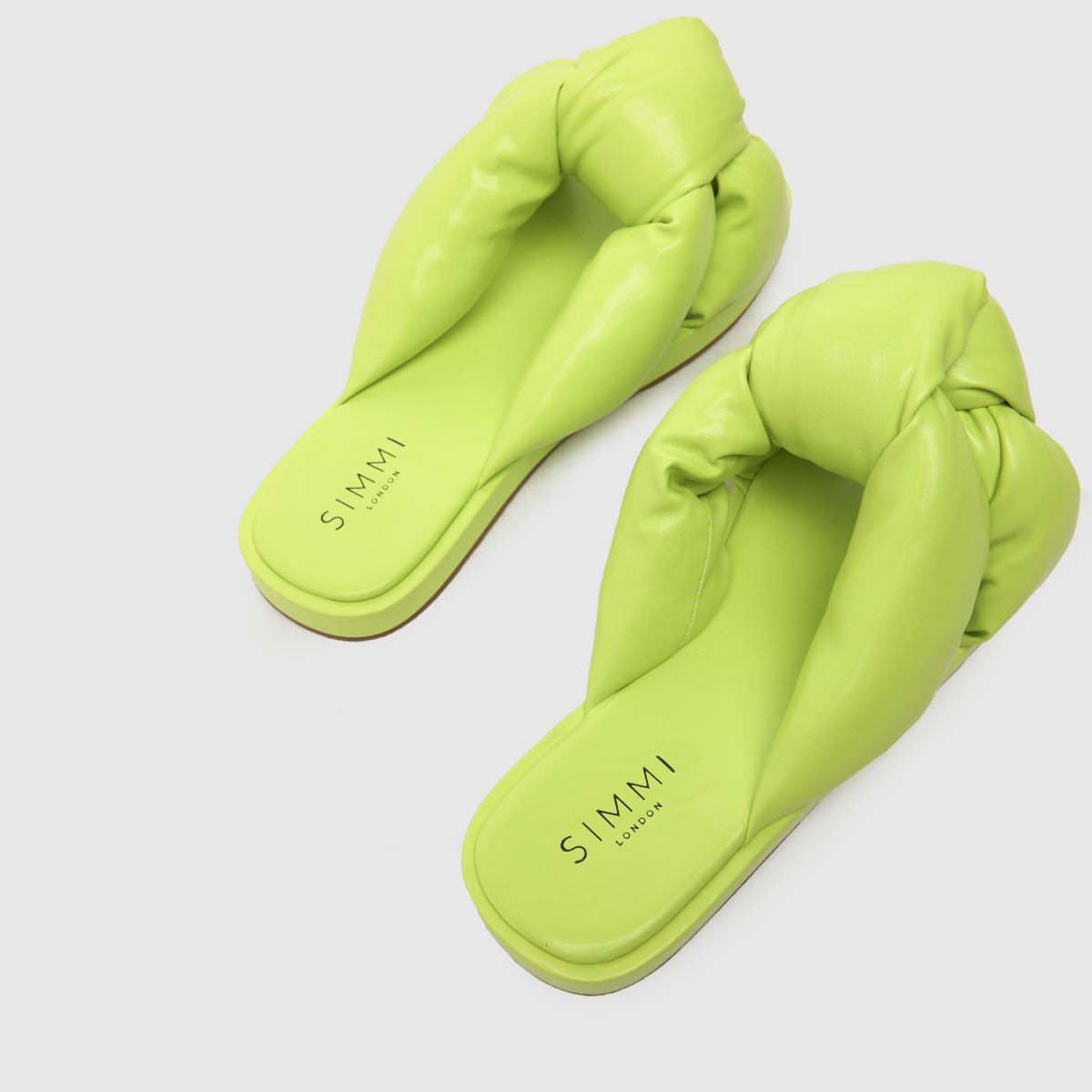 SIMMI – Vetta – Limefärgade sandaler
