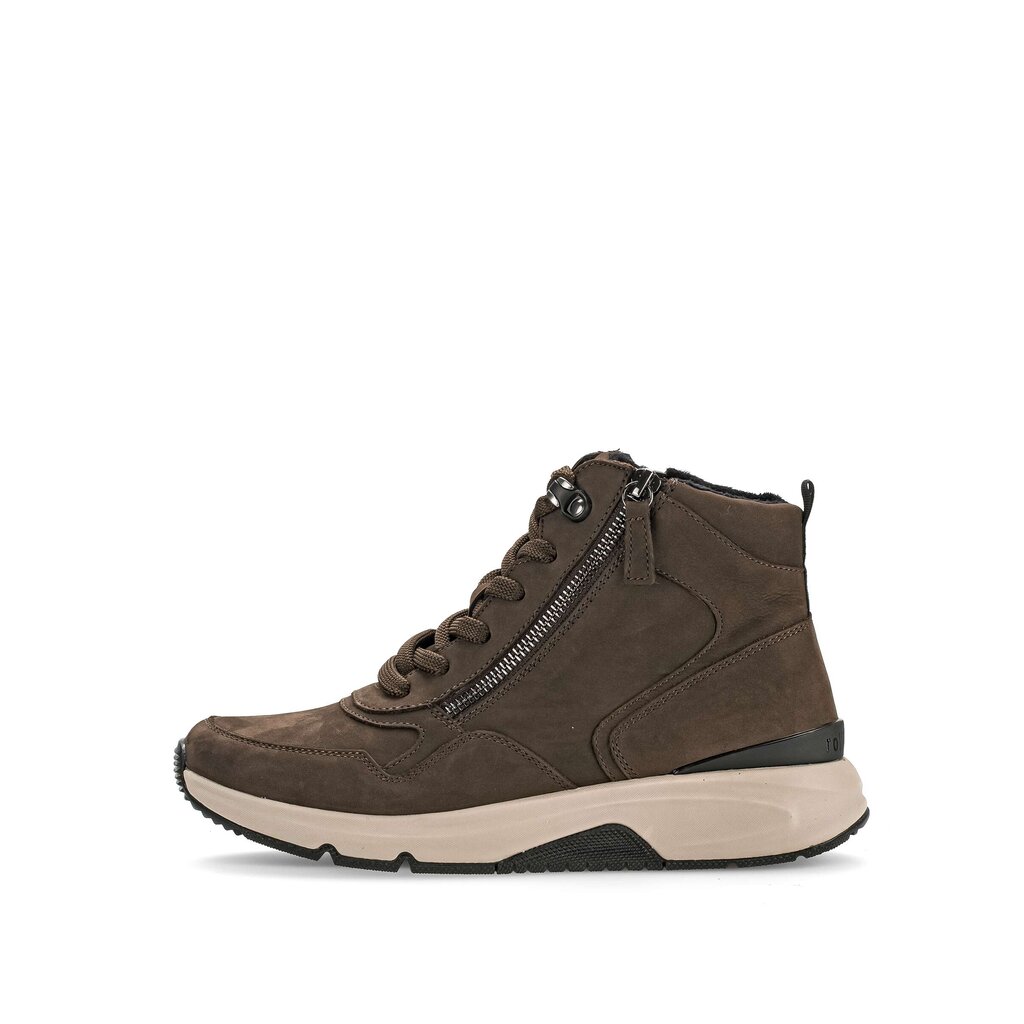 rollingsoft Schnürstiefelette braun