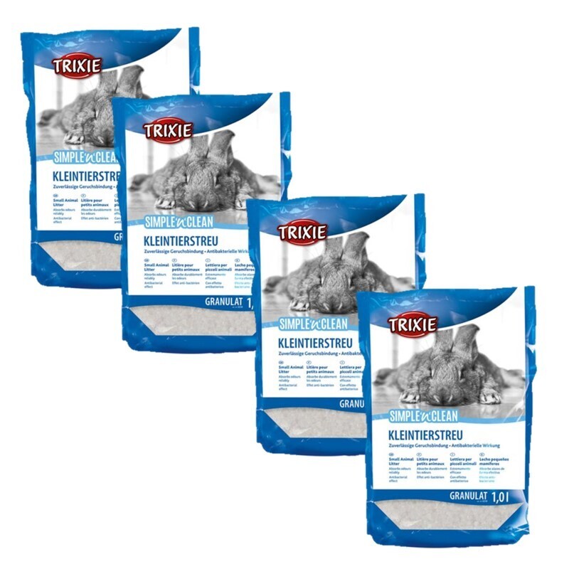 Trixie Streu & Stroh Trixie Simple’n’Clean Granulat Silikat 4x1 l