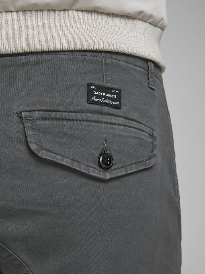 Jack & Jones Hose Cargo Jogger Pants PAUL FLAKE AKM 542 Twill Gummibund in Grau günstig kaufen
