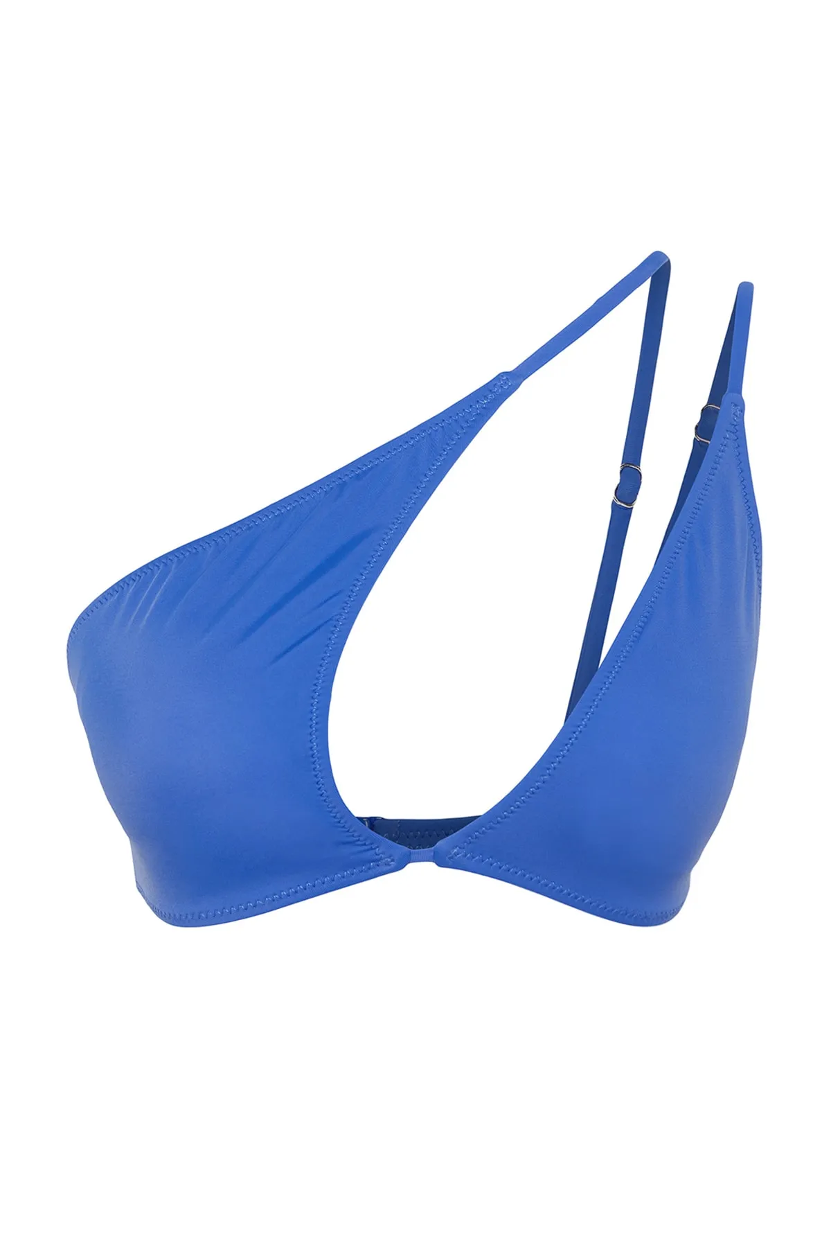 Trendyol Collection  Saks One-Shoulder-Cut-Out/Window-Bikinioberteil TBESS23BU00032