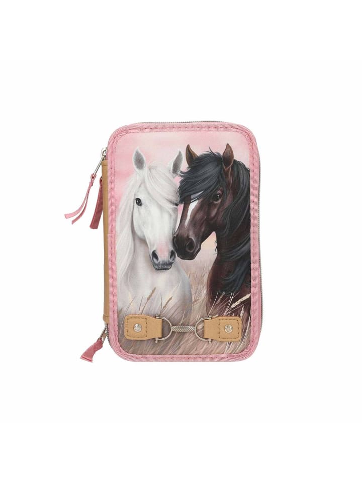 Depesche 3-Fach Federtasche Dusty Rose Miss Melody 20 x 13 x 7,5 cm in rosa günstig kaufen onesize
