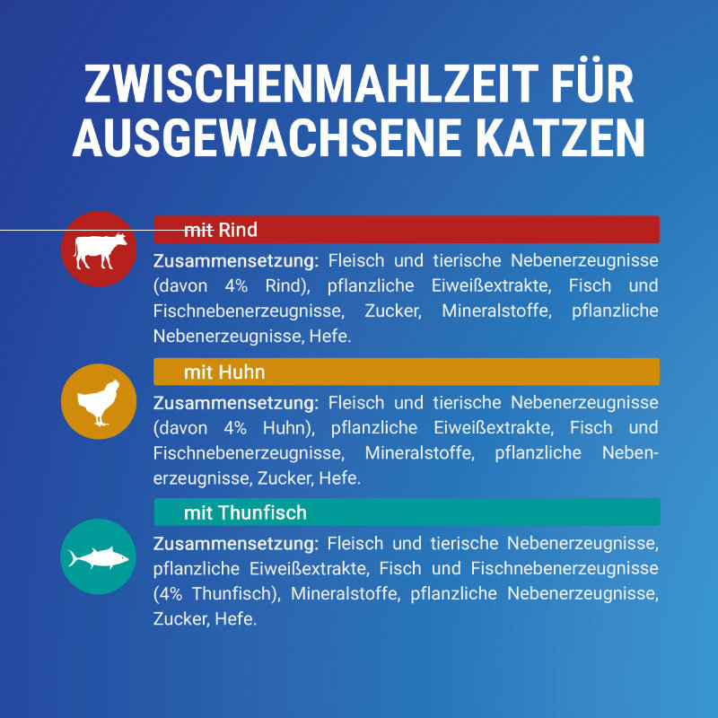 Felix Nassfutter Felix Soup Suppe 6x48g Rind, Huhn, Thunfisch