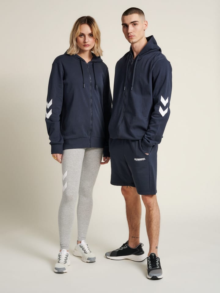 Hummel Hummel Reißverschluss Kapuzenpullover Hmllegacy Erwachsene in BLUE NIGHTS günstig kaufen
