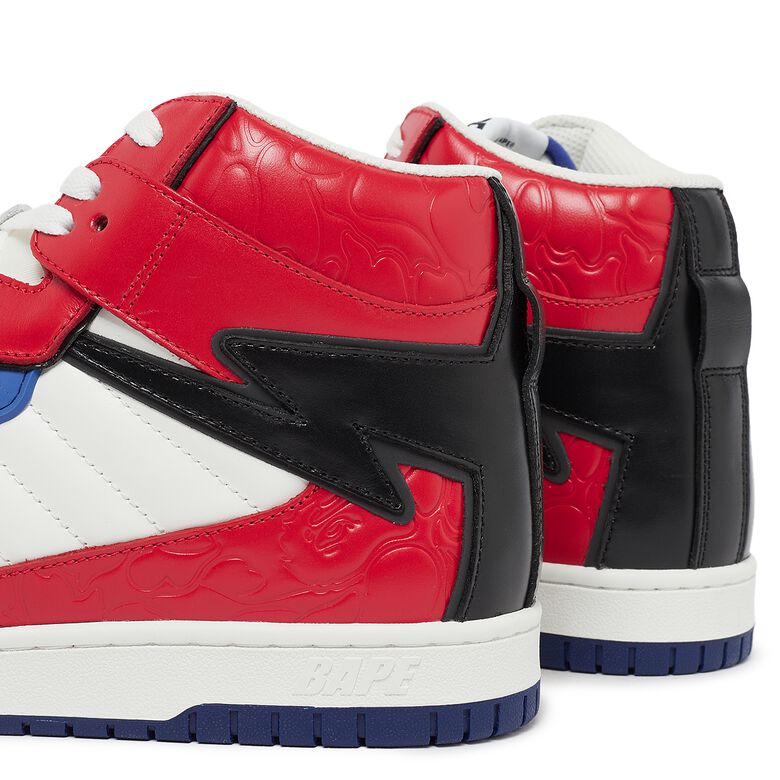 A Bathing Ape Sta 88 Mid #1 M1 red
