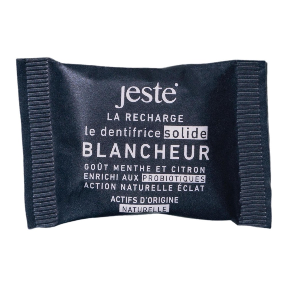 jeste La Recharge de Dentifrice Solide Blancheur Recharge Dentifrice Solide Blancheur naturel