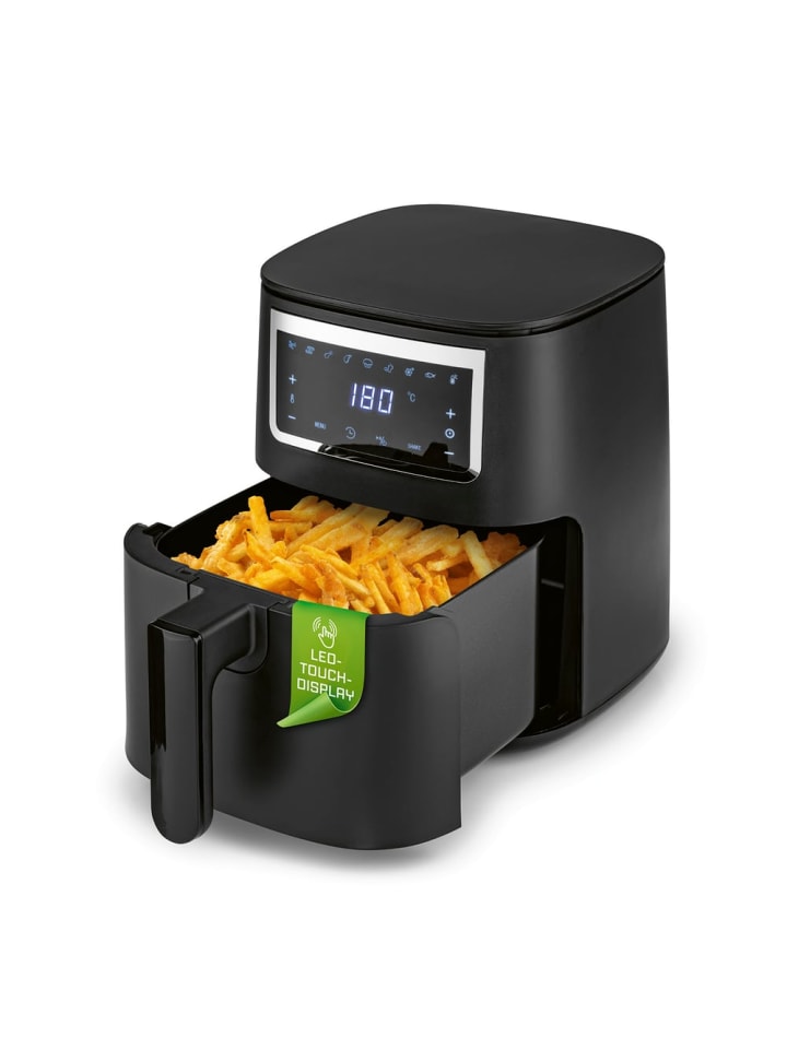 Gourmetmaxx GOURMETmaxx Heißluftfritteuse 4 l - Touch, Timer, 8 Programme und Shake-Reminde günstig kaufen onesize
