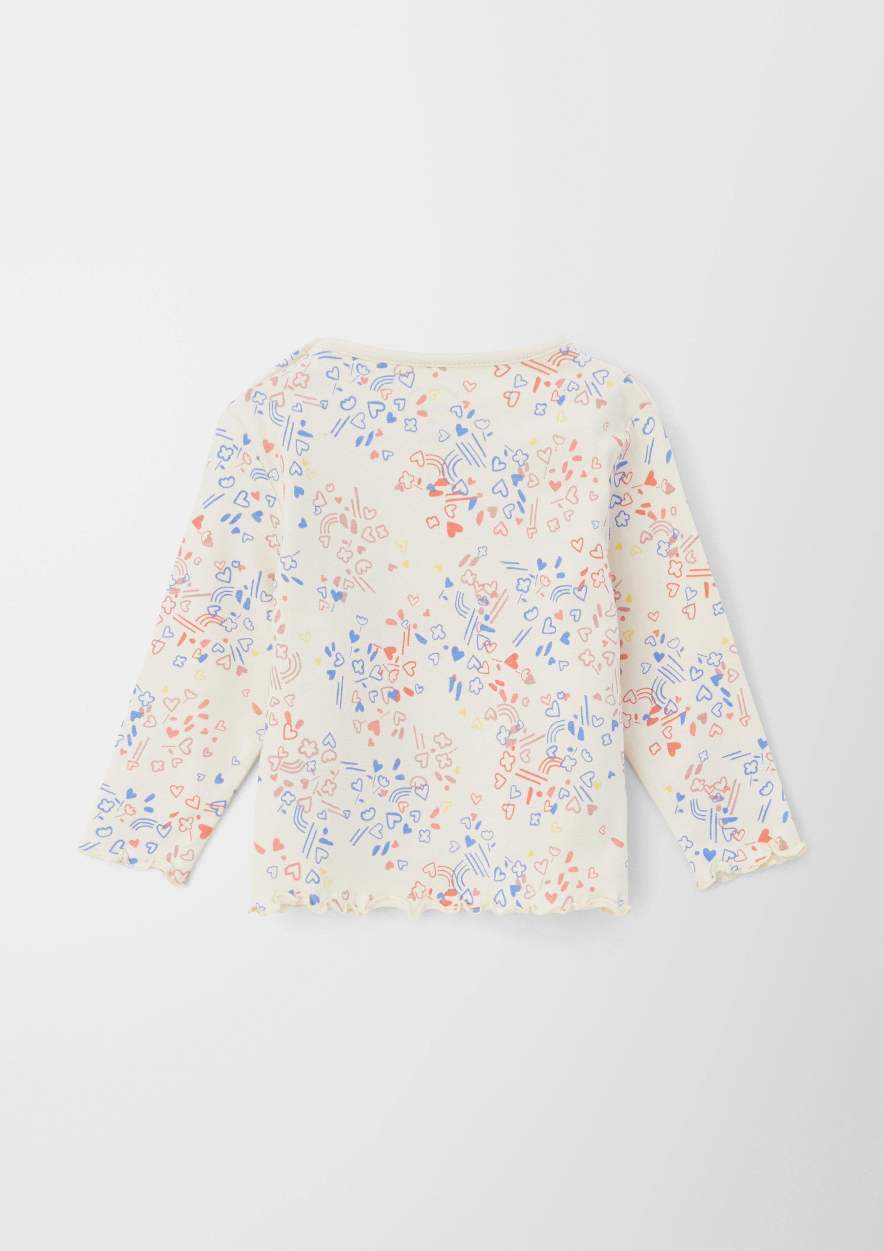 Longsleeve mit Ziersaum  2128758-08A2