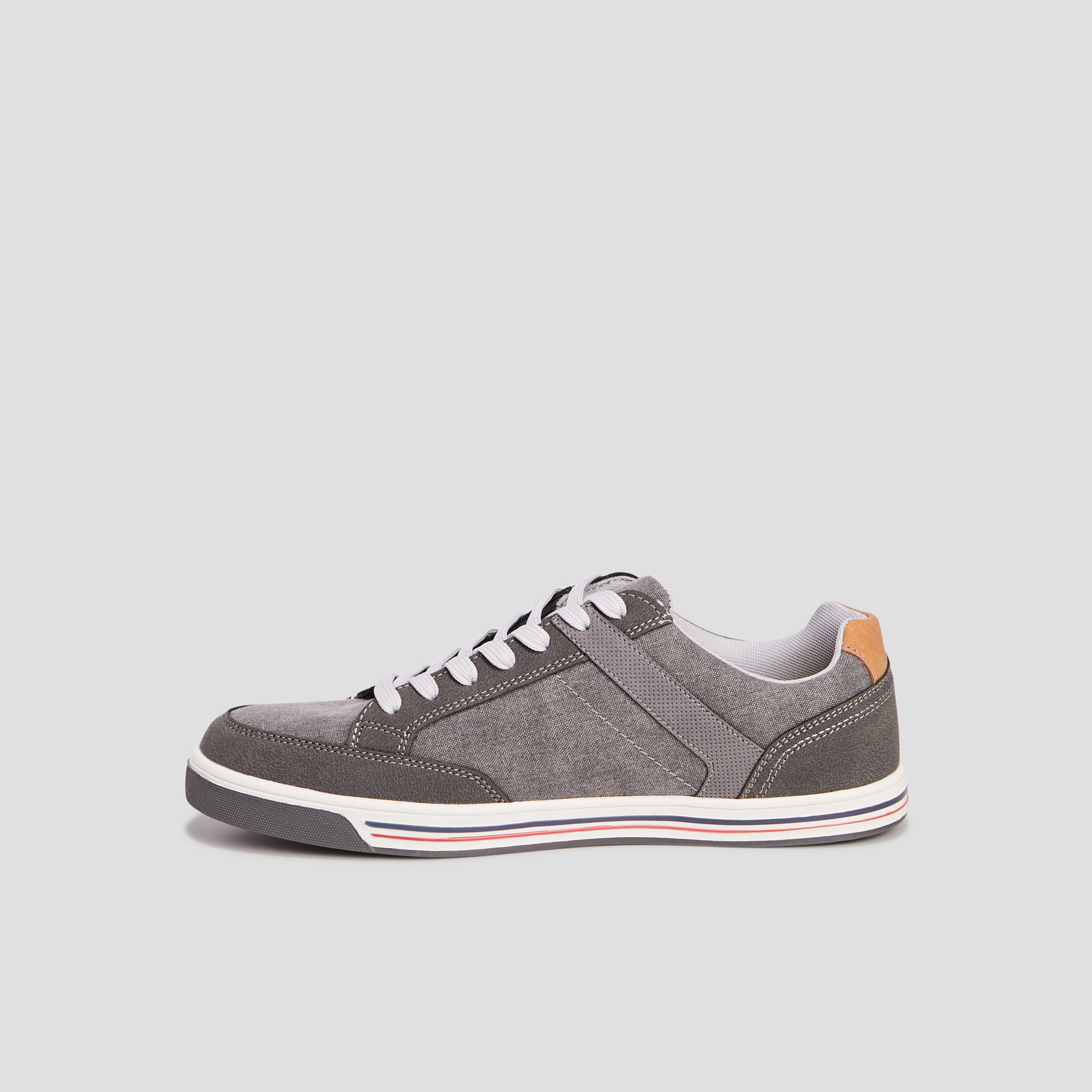 Tennis à lacets Trappeur gris homme | La Halle