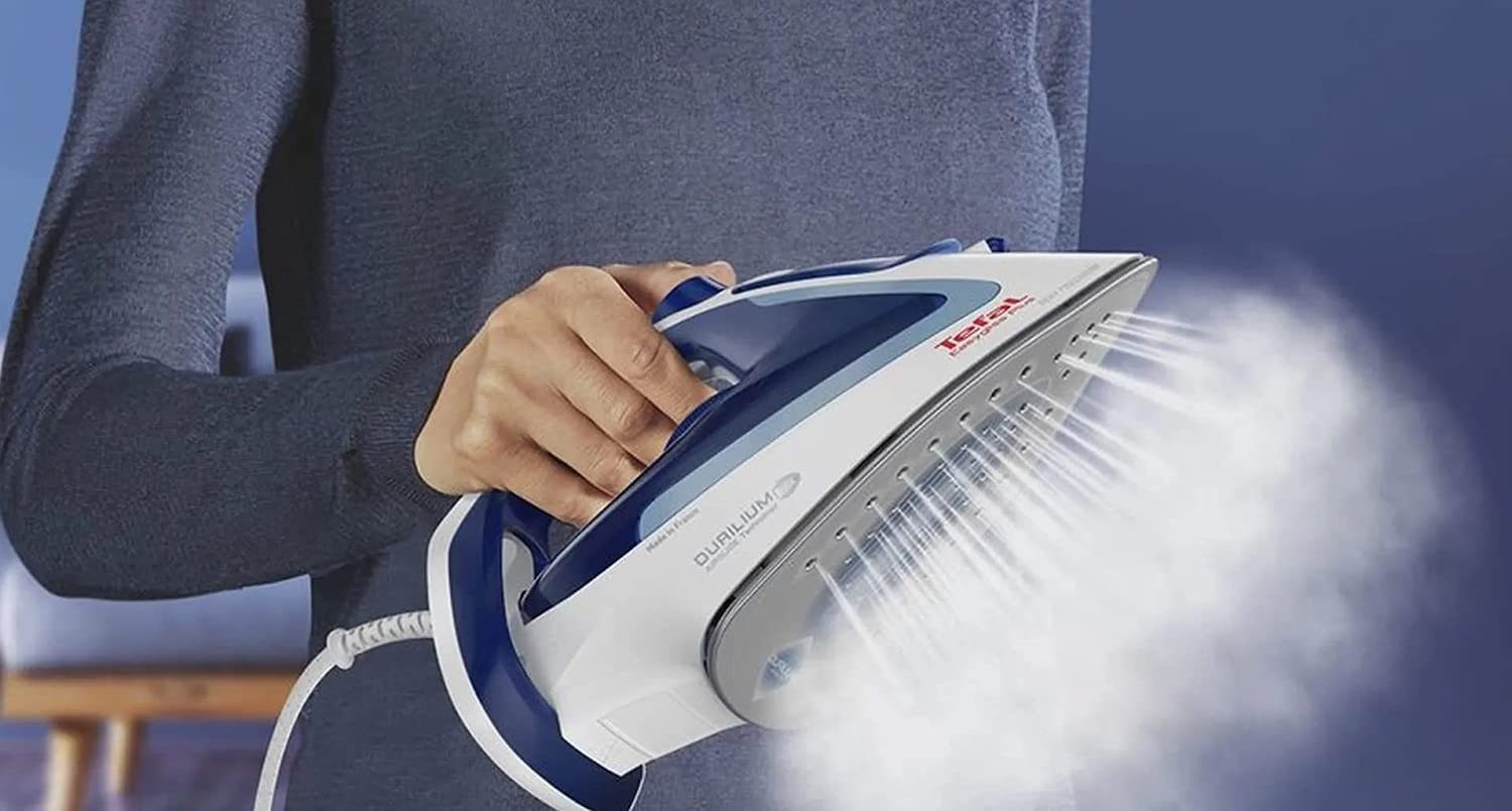 Tefal Dampfbügeleisen FV5751, 2700 W, Anti-Kalk-System, Tropfstopp-Funktion, kurze Aufheizdauer