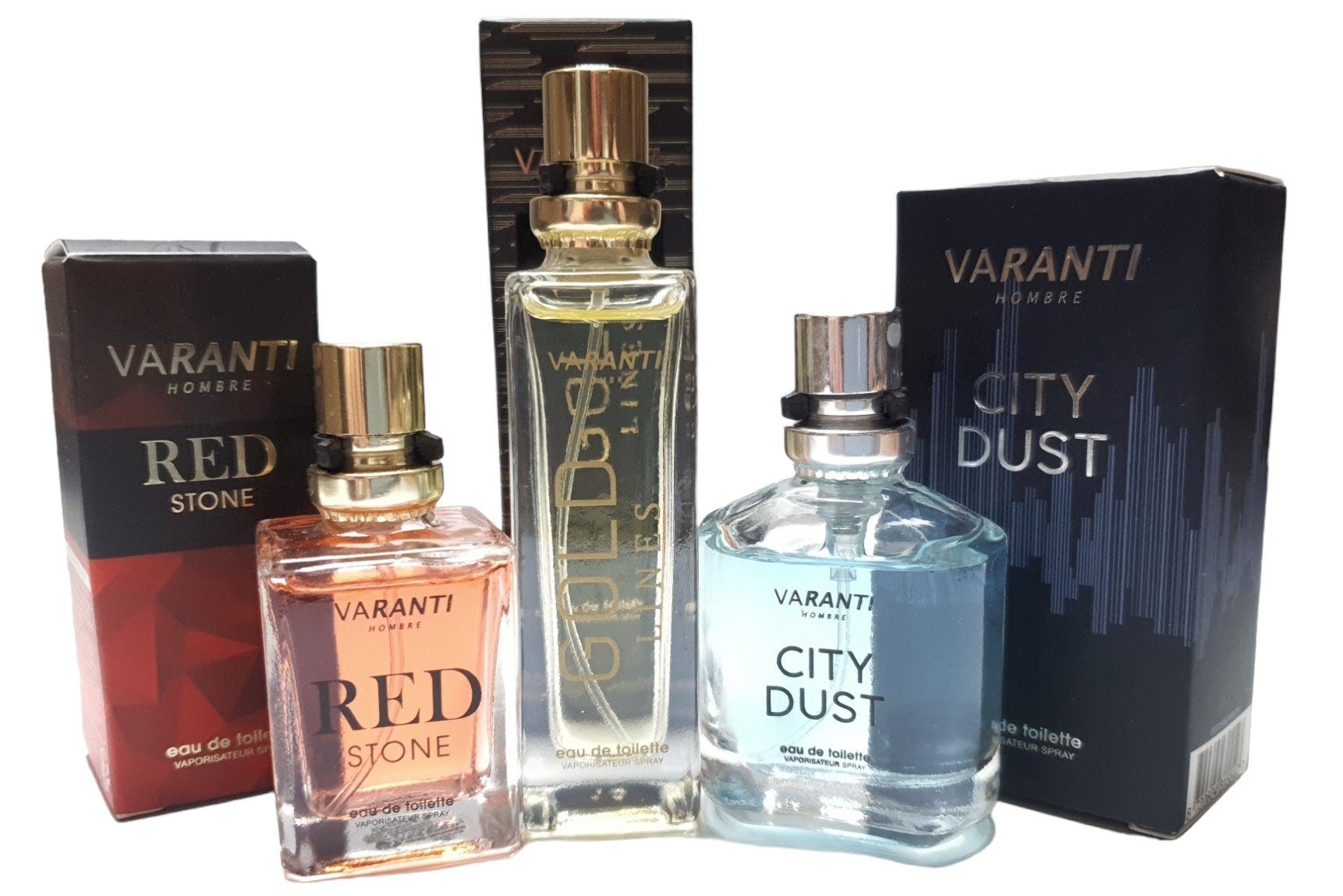 Spectrum Eau de Parfum Parfümset Mini-Flacon 3 atemberaubende Düfte je 15 ml Herrendüfte, 3-tlg.
