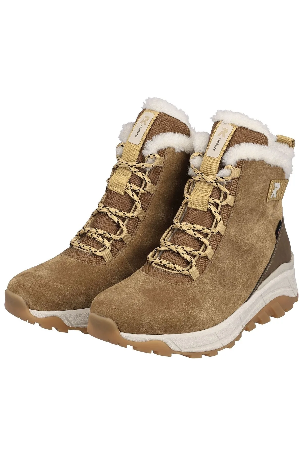 Rieker  Stiefelette - Braun - Flacher Absatz