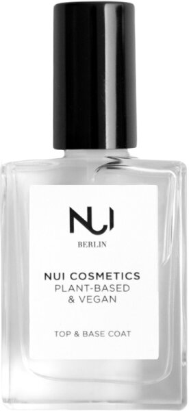 NUI Cosmetics Natural & Vegan Nailcolor Top & Base Coat Nagellack