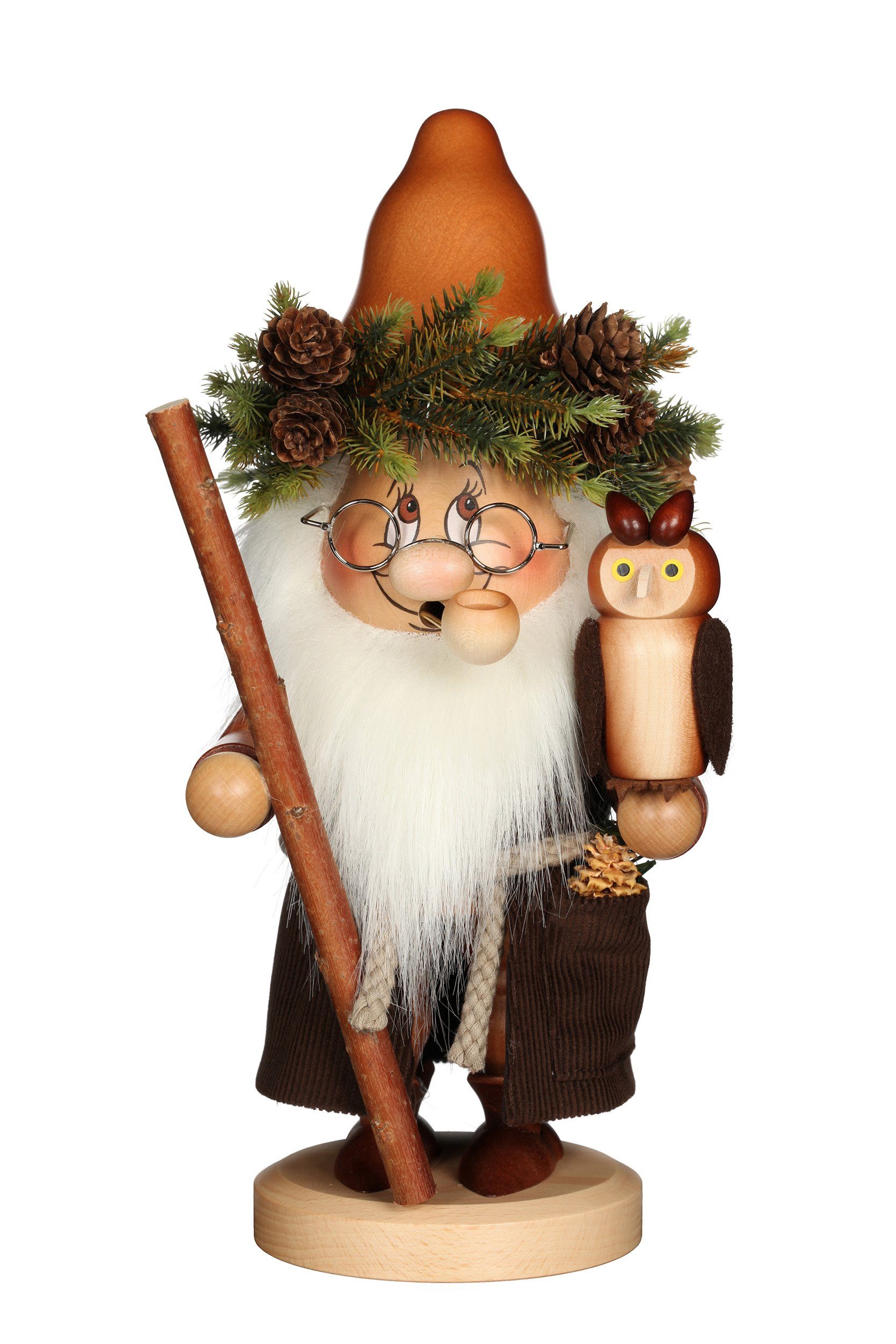 Christian Ulbricht Räuchermännchen Ulbricht Räuchermännchen Wichtel Waldgeist, 32 cm