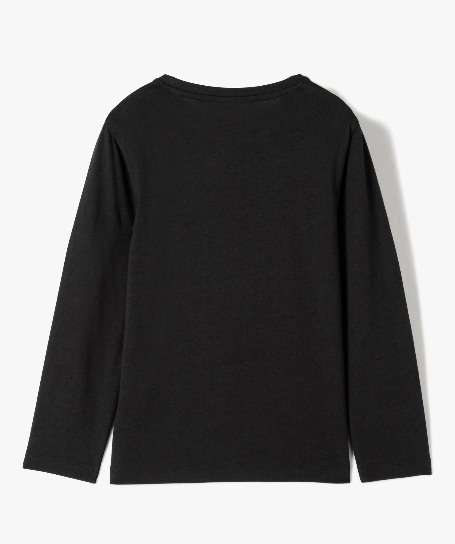 Tee-shirt Garçon à manches longues motif squelette phospho... noir | GEMO