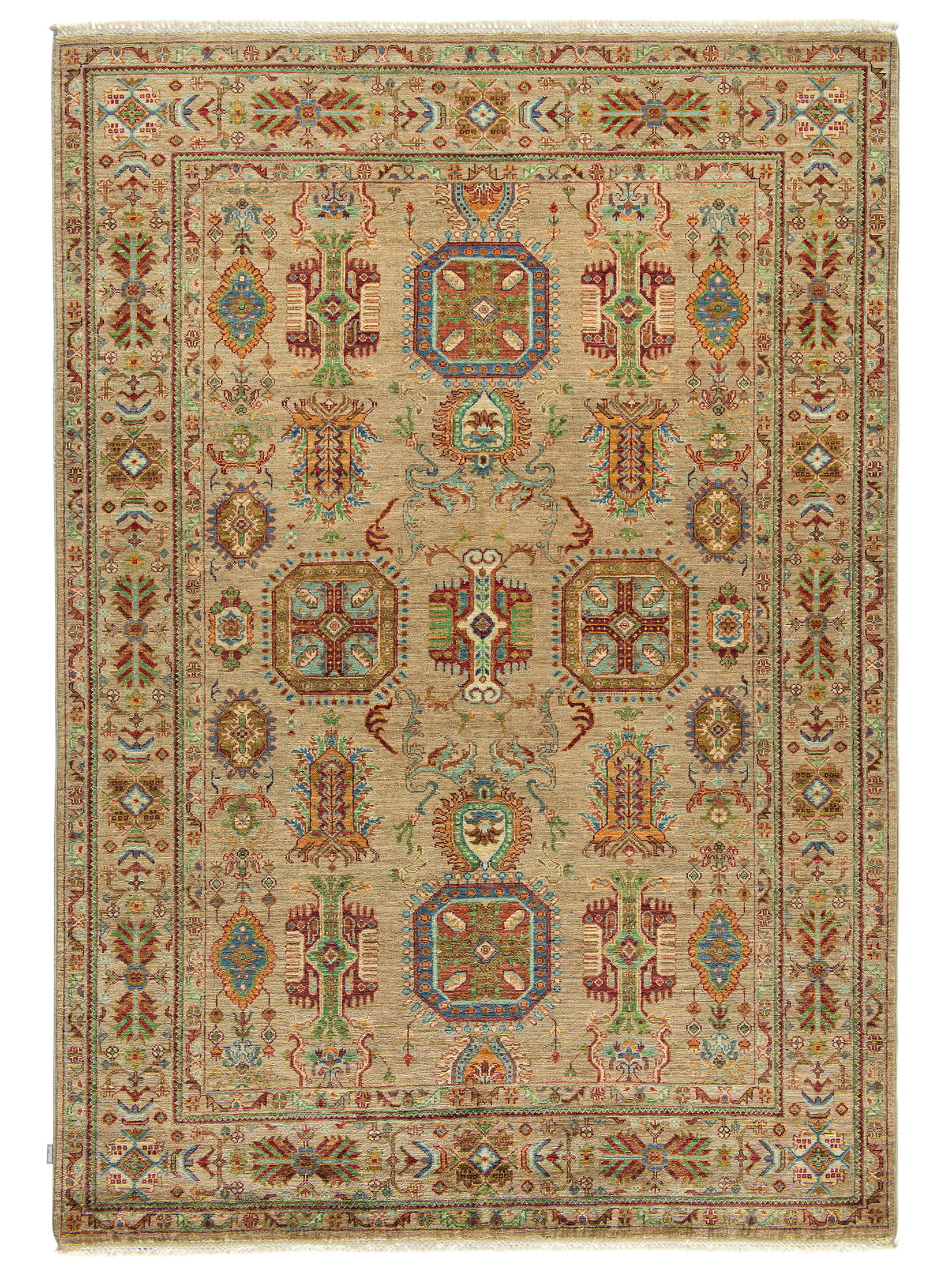 Kazak Ghazni ca. 176 x 249 cm, Unikat / Einzelstück