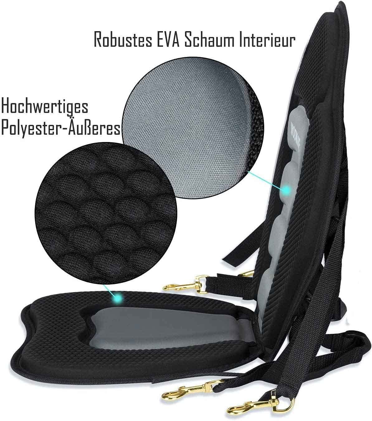 DURAERO SUP-Rückenlehne Kajak-Sitz für SUP Board Stand Up Paddle Surfboard Sitz