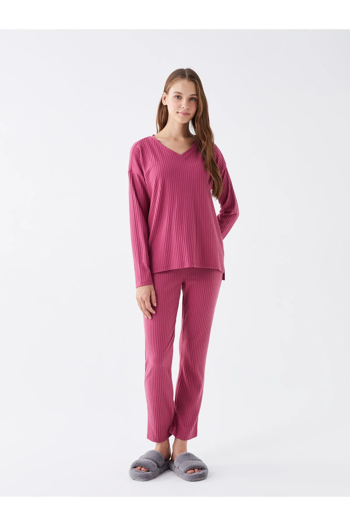 LC Waikiki  Pyjama set - Rosa - Unifarben