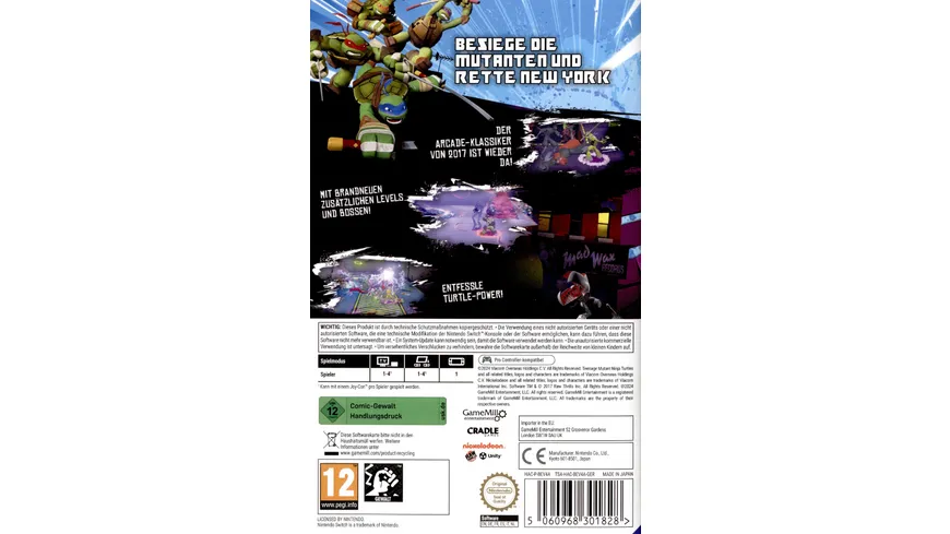Teenage Mutant Ninja Turtles - Wrath of the Mutants