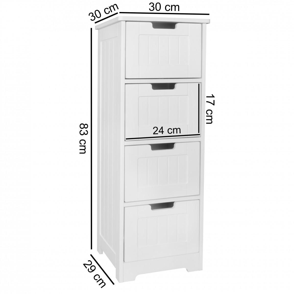 Wohnling Badschrank LUIS 30 x 83 x 30 cm