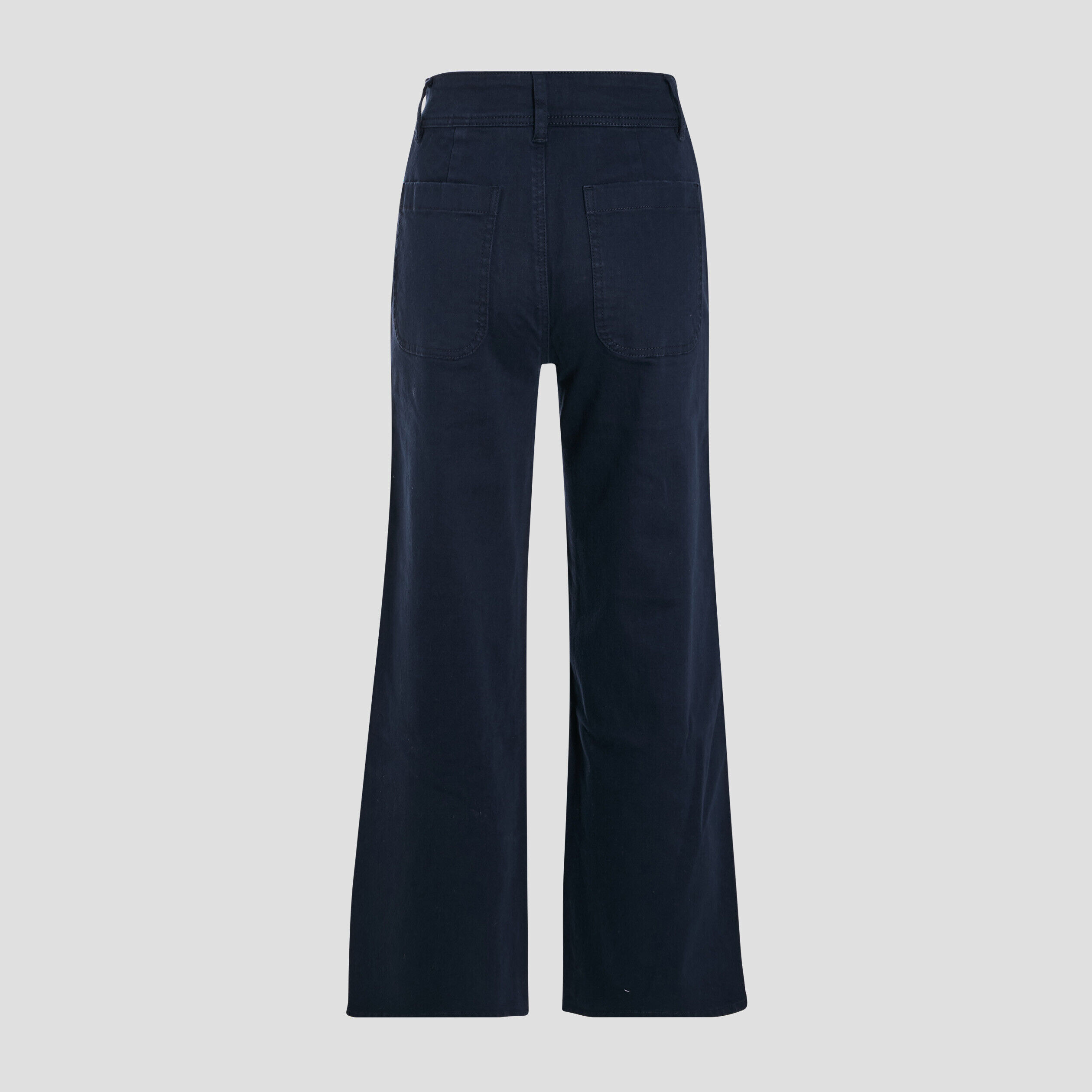 Jeans wide leg taille haute bleu marine femme | Cache Cache