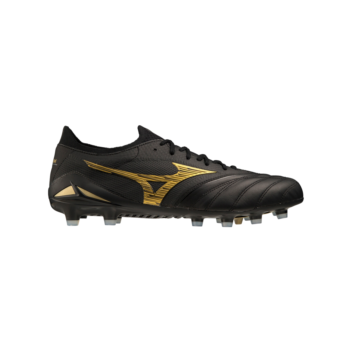 Mizuno Morelia Neo IV Made in Japan FG Schwarz Gold F50