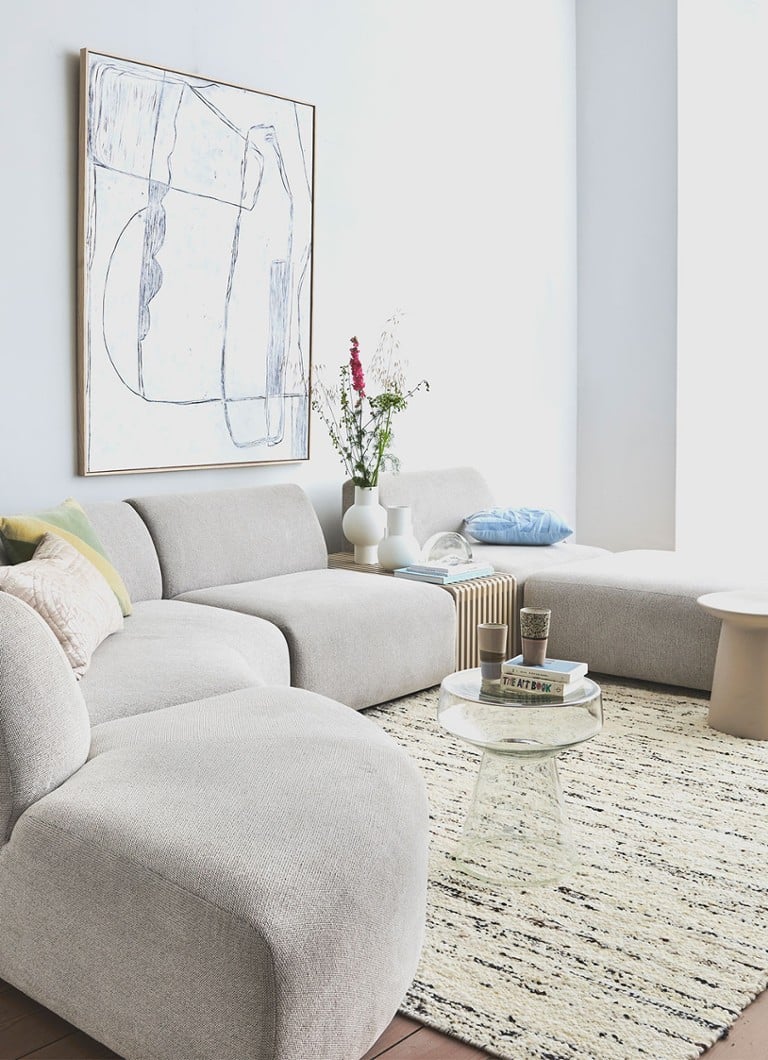 Bancă cu șipci HKliving 38 x 96 x 43 cm