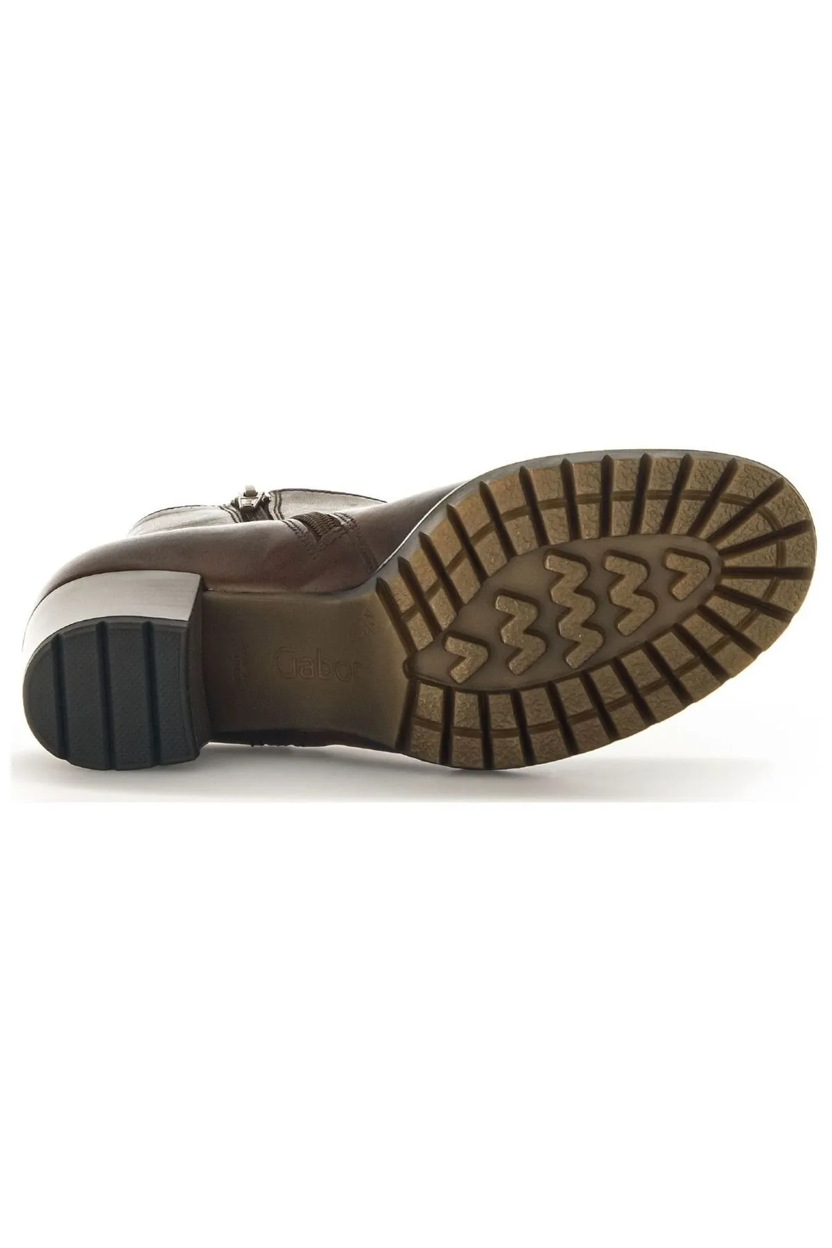 GABOR  Stiefelette - Braun - Blockabsatz
