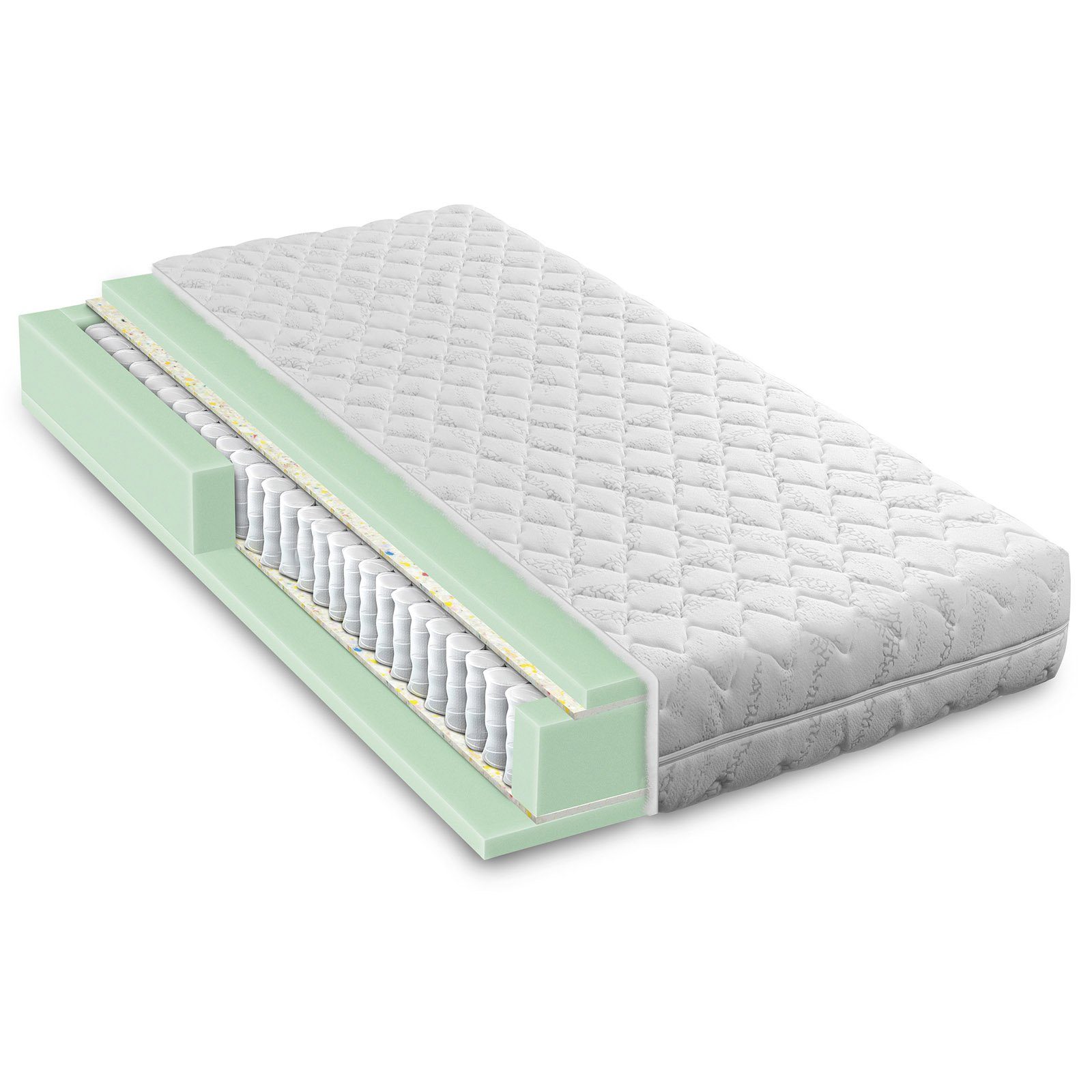 Taschenfederkernmatratze TASCHENFEDERKERNMATRATZE 7 ZONEN VERSCHIEDENE GRÖßEN, SMARTBett, 17 cm hoch