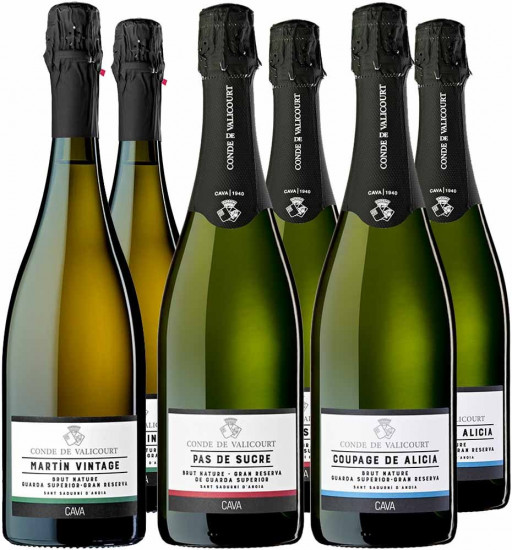 Conde de Valicourt Cava-Kennenlern-Paket: GRAN RESERVA EDITION - Cava Conde de Valicourt