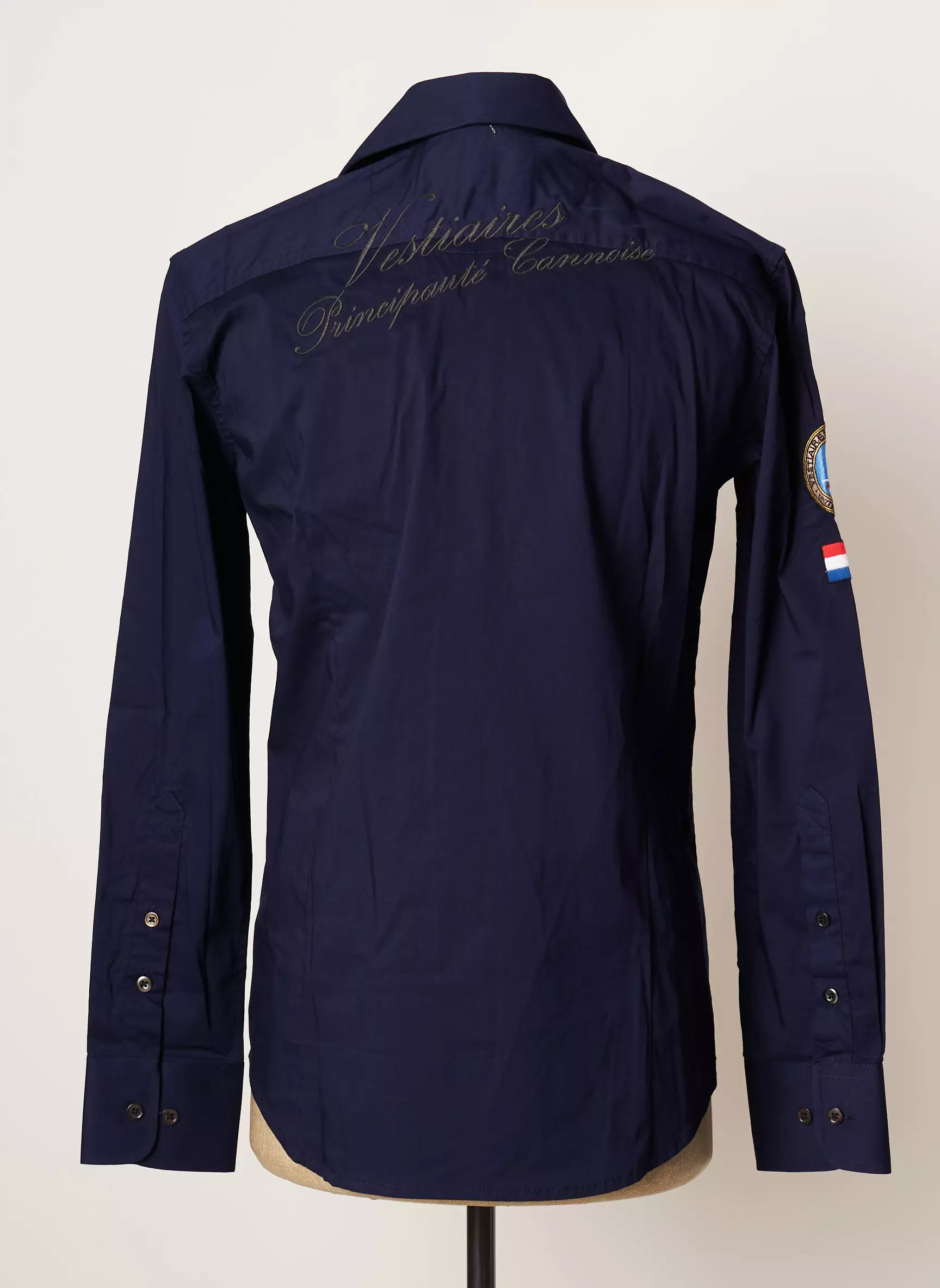 Vestiaires Principaute Cannoise Manches Longues Homme couleur bleu