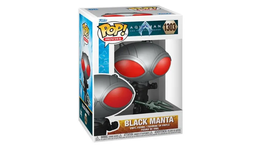 Funko - POP! - Aquaman and the Lost Kingdom - Black Manta Vinyl
